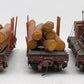 Bachmann/Other HO Scale Flat Cars w/Loads [5] VG
