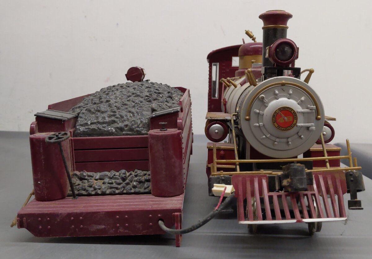 Bachmann 49 G Scale Santa Fe 4-6-0 Steam Locomotive & Tender