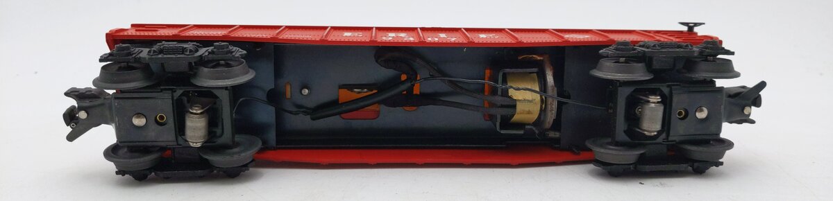 Lionel 6-9307 O Gauge Erie Animated Cop & Hobo Gondola #9307 EX