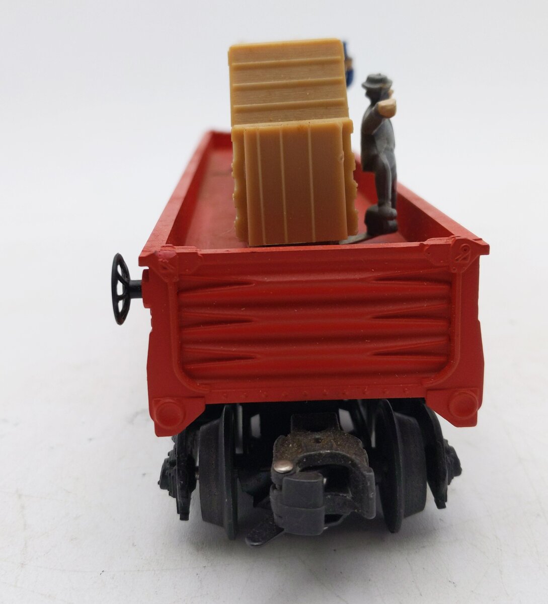 Lionel 6-9307 O Gauge Erie Animated Cop & Hobo Gondola #9307 EX