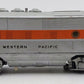 Lionel 2345 Vintage O Western Pacific F3 A Diesel Locomotive A Unit VG