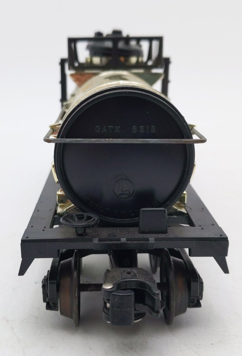 Lionel 6-9154 O Gauge Bordens Plated Gold Tank Car EX