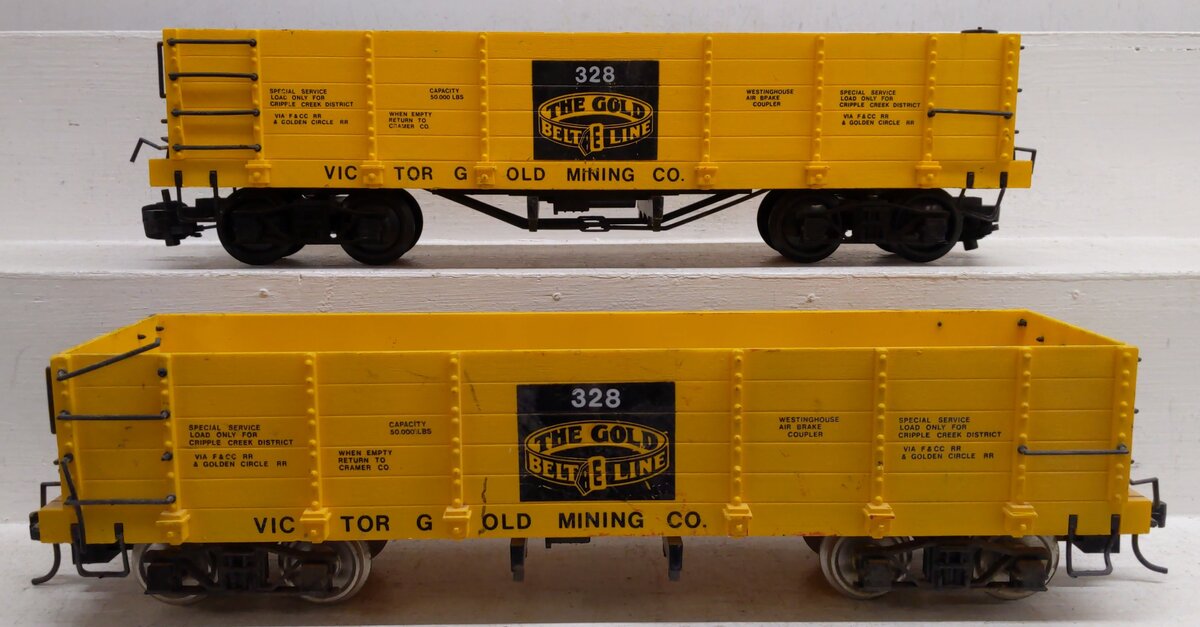 Bachmann 328 G Scale The Gold Belt Line Gondola [2]