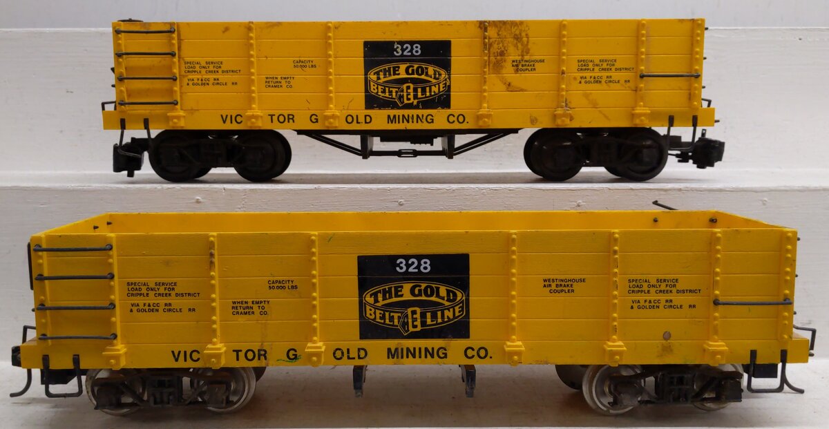 Bachmann 328 G Scale The Gold Belt Line Gondola [2]
