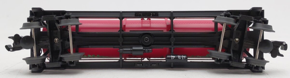 Lionel O Gauge Custom "Welcome To The Family" Winter Holly Single Dome Tank Car EX