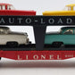 Lionel 6414 Vintage O Evans Autoloader with 4 Automobiles EX