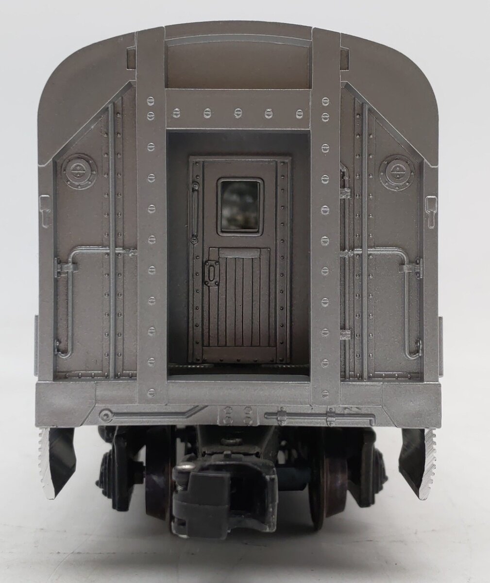 Lionel 6-9580 O Gauge Burlington Aluminum "Silver Veranda" Observation Car EX/Box