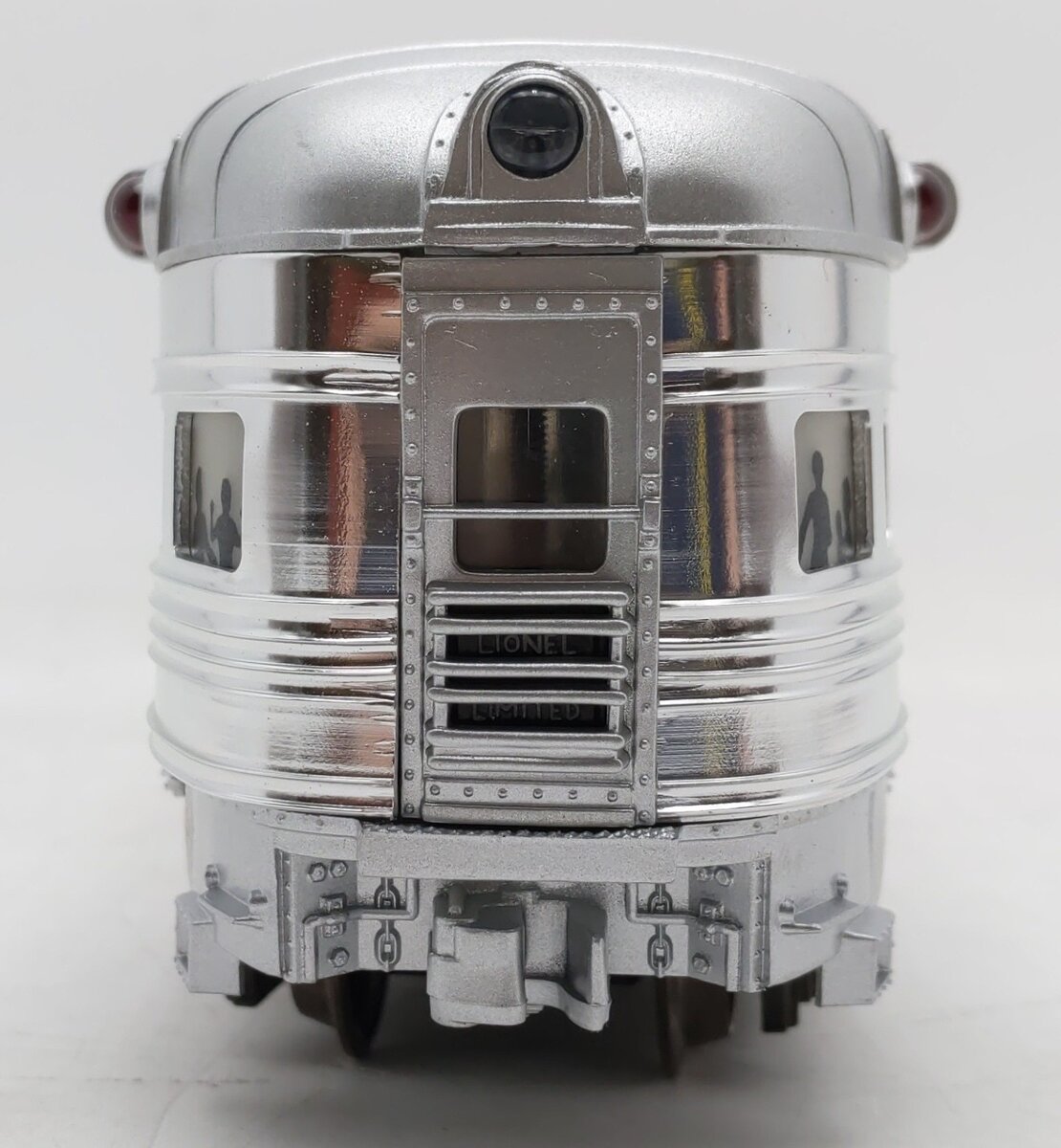 Lionel 6-9580 O Gauge Burlington Aluminum "Silver Veranda" Observation Car EX/Box
