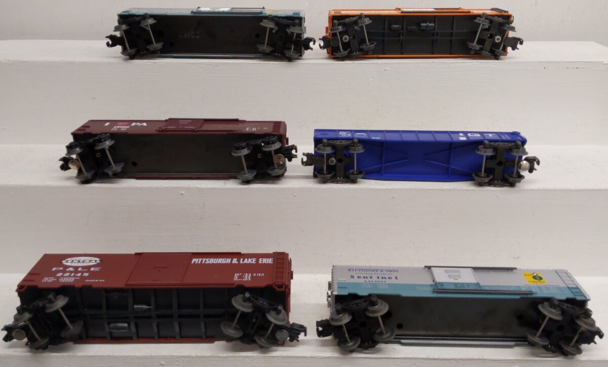 Assorted O Freight Cars K-90007, K90005, 6-19906, 22145, 6-52051, 6-52051 [6] EX