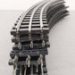 Gargraves 54-202-S O Regular Stainless 54" Curve Plasti Tie Sectional Tracks (8) LN/Box