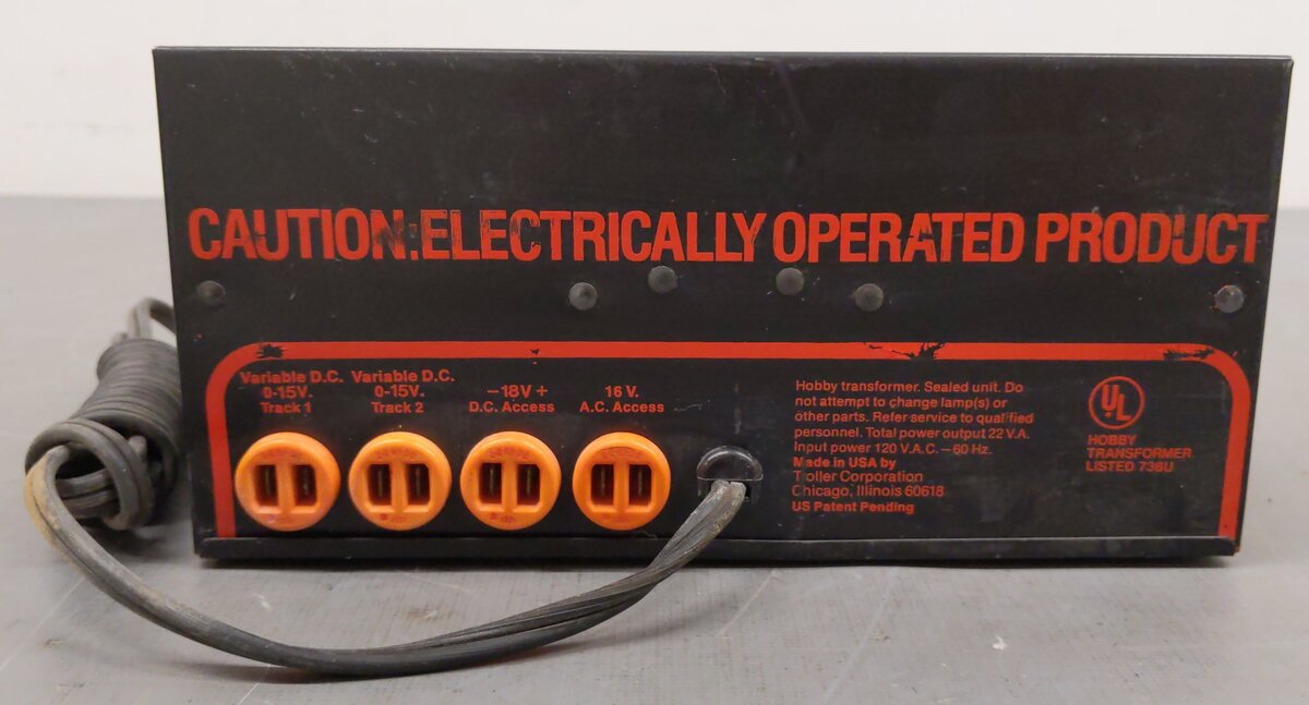 Troller 8000 Autopulse Twin Momentum 5 Transistorized Model Railroad Power Pack VG