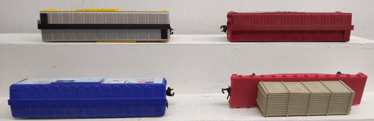 Lionel & Atlas O Gauge Freight Cars: 6-9808, 6-7605, 6-9807 & 4356 [4] EX