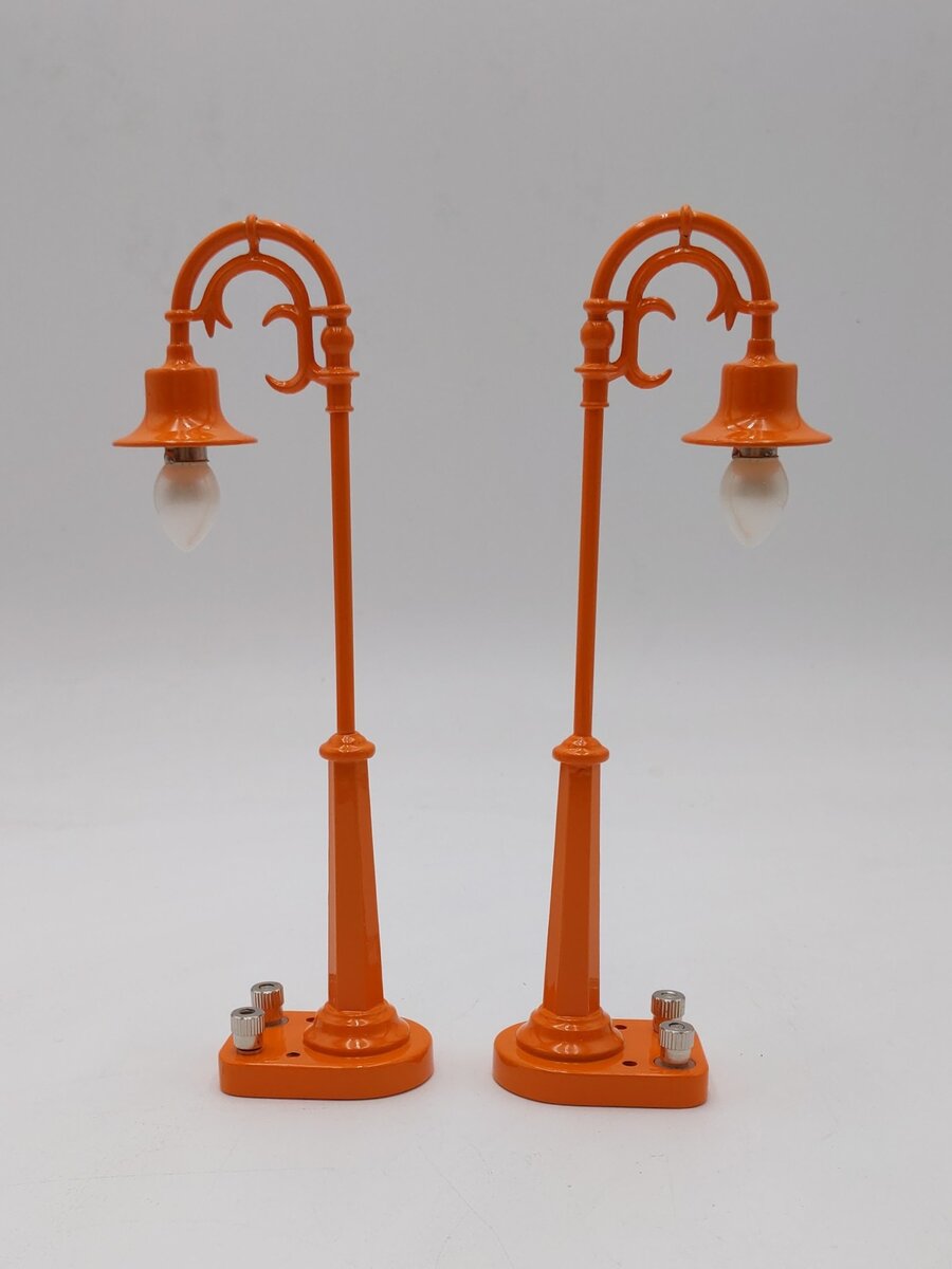 MTH 11-90104 Standard Orange #58 Single Arc Lamp Set (Set of 2) NIB