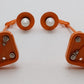 MTH 11-90104 Standard Orange #58 Single Arc Lamp Set (Set of 2) NIB