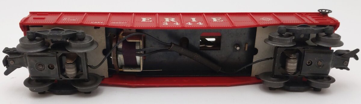 Lionel 3444 Vintage O Gauge Erie Operating Cop & Hobo Car VG/Box