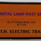 MTH 20-1029 #57 Orange Street Lamps (Set of 2) LN/Box