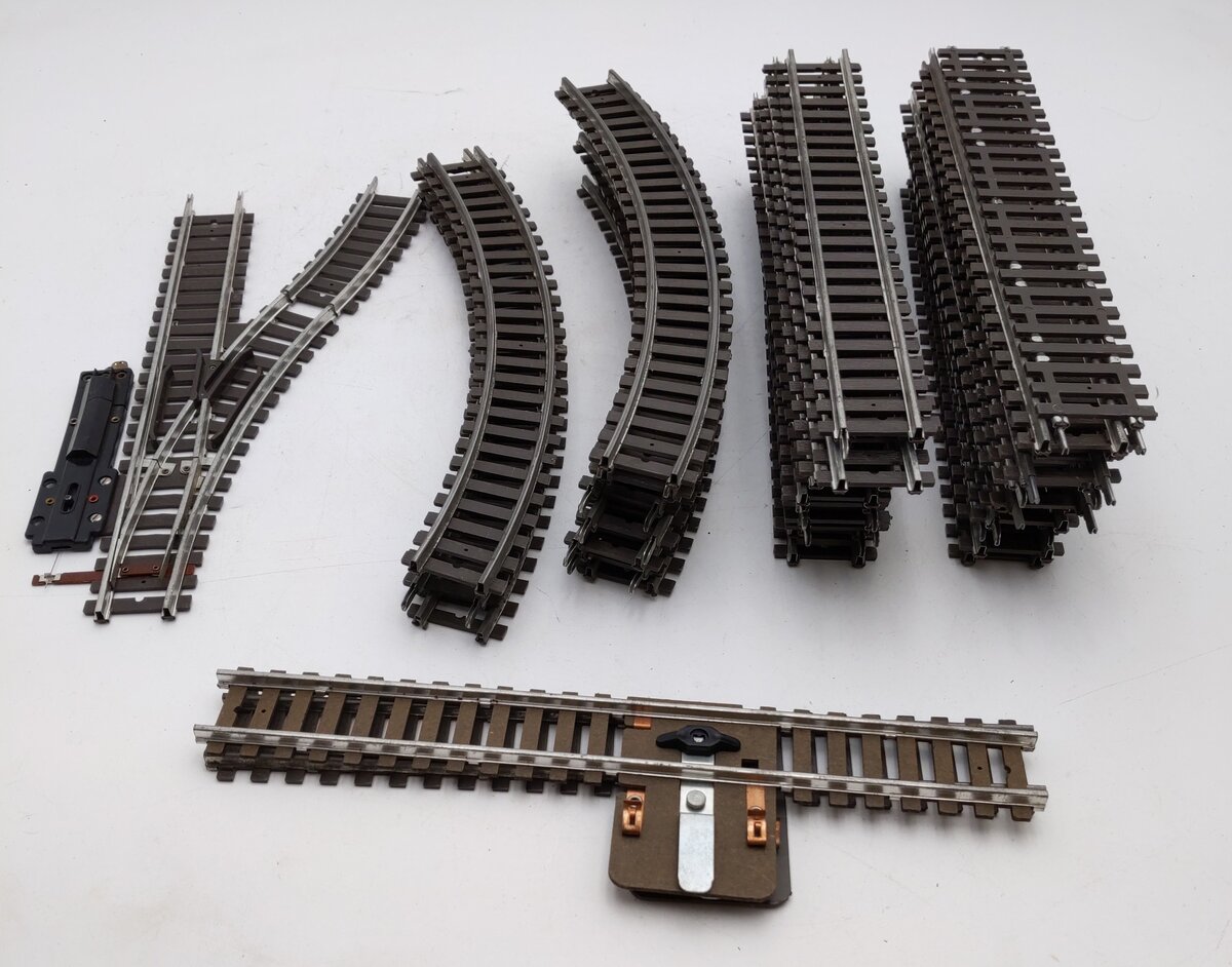 American Flyer S Assorted Straight & Curved Track Sections [39] EX