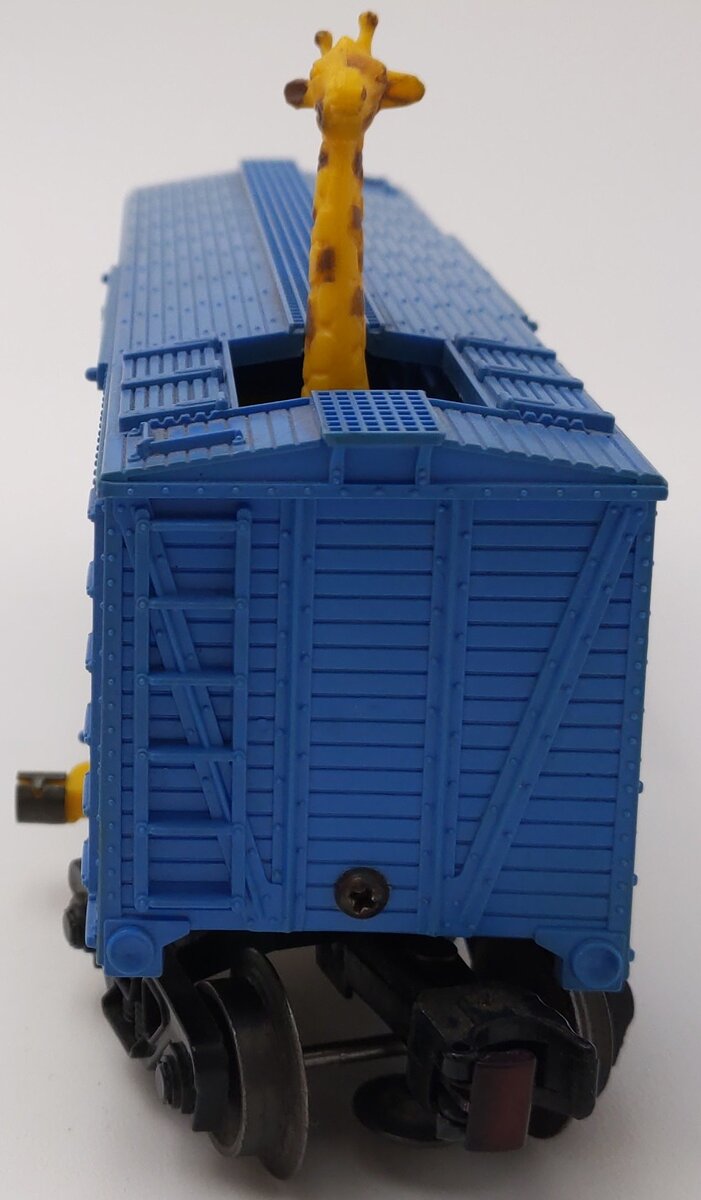 Lionel 3376 Vintage O Bronx Zoo Blue Operating Giraffe Car EX/Box