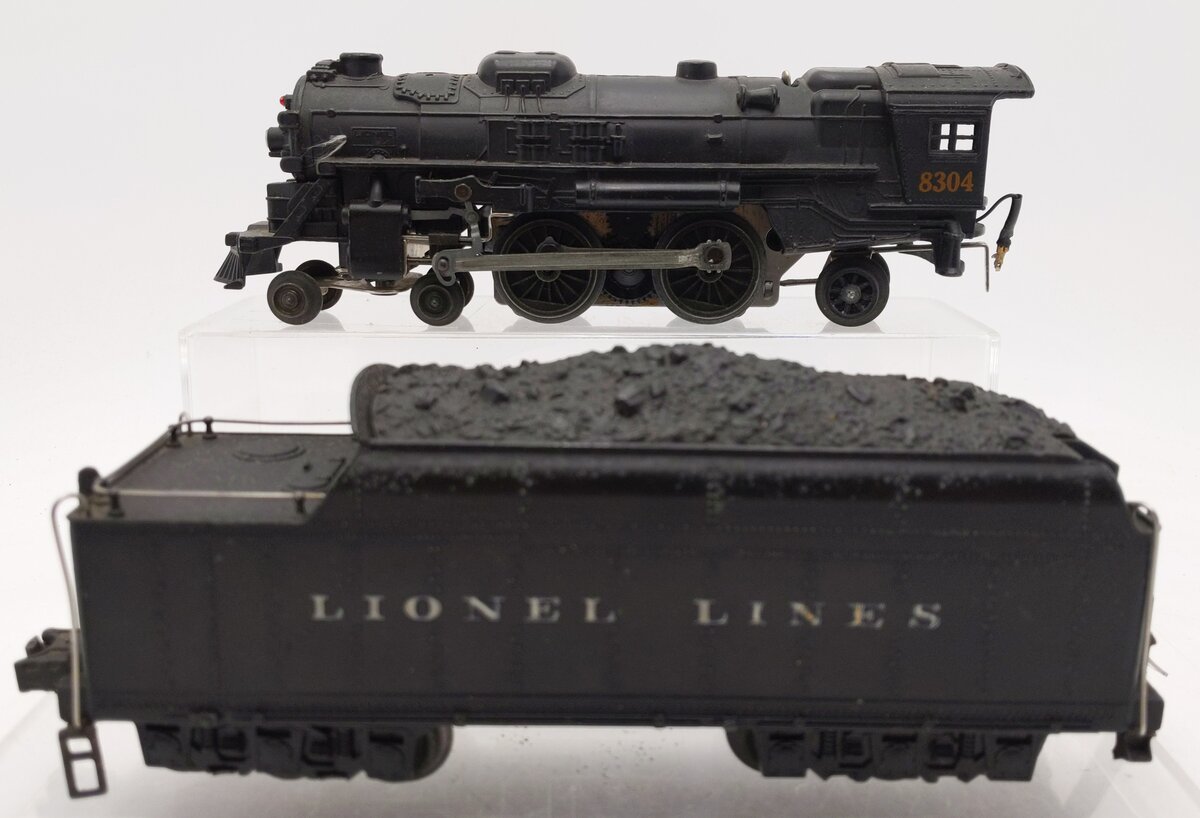 Lionel 6-8304 4-4-2 C&O Die-Cast Steam Locomotive & Tender #8304 EX