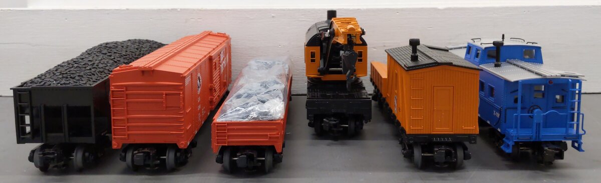 MTH 30-7006 O Great Northern RailKing Freight Car Set (Set of 6) LN/Box