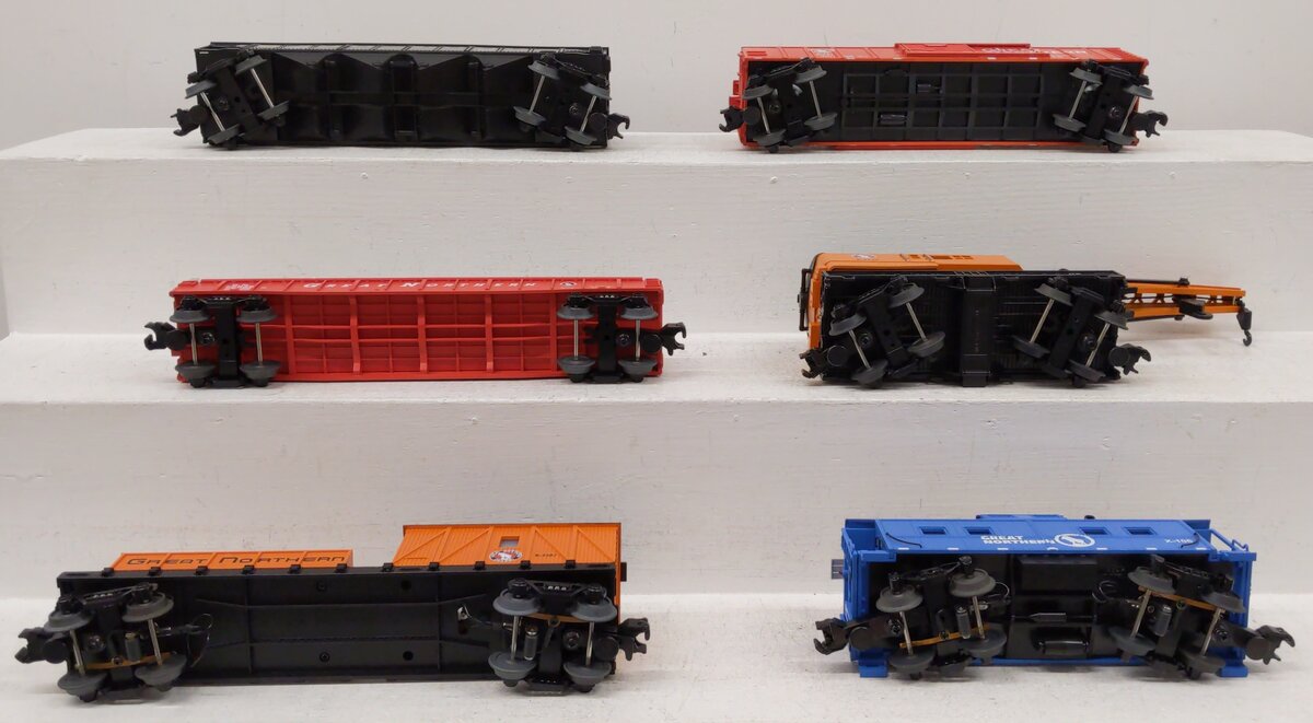 MTH 30-7006 O Great Northern RailKing Freight Car Set (Set of 6) LN/Box