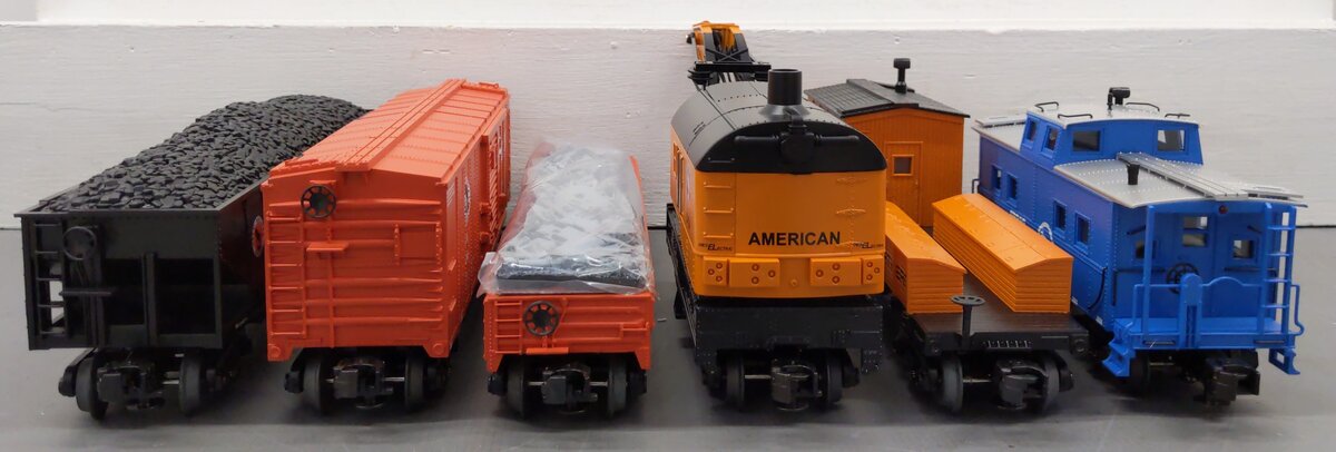 MTH 30-7006 O Great Northern RailKing Freight Car Set (Set of 6) LN/Box