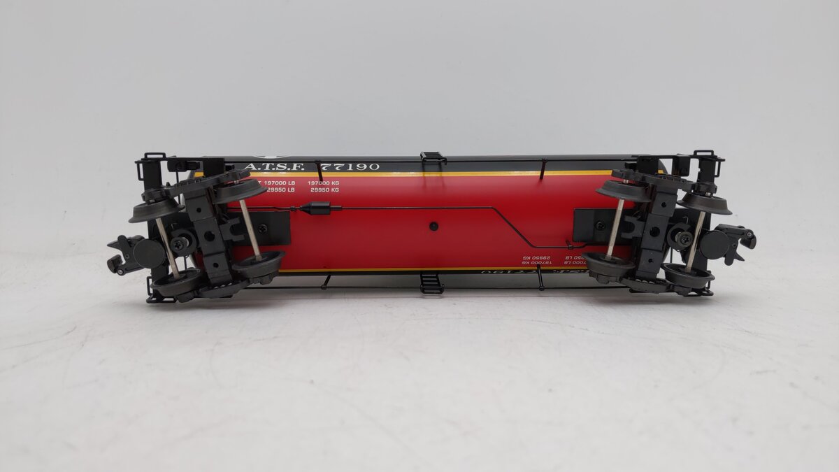 K-Line K6332-10511 O Gauge Santa Fe Warbonnet Aluminium Tank Car #77190 EX/Box