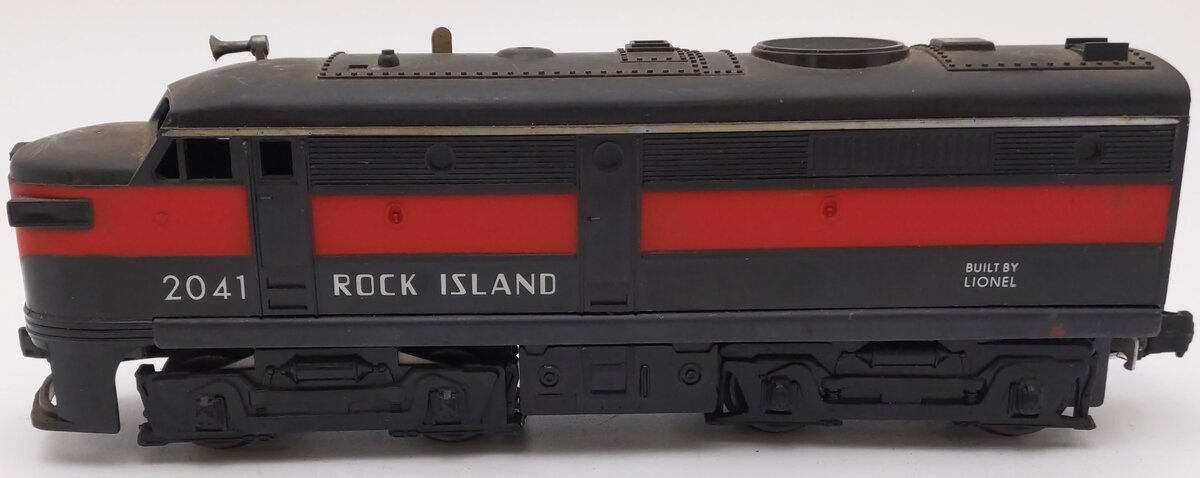 Lionel 2041 Vintage O Rock Island Powered Alco A Unit Diesel Locomotive VG