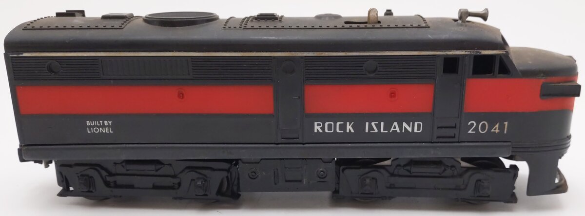 Lionel 2041 Vintage O Rock Island Powered Alco A Unit Diesel Locomotive VG