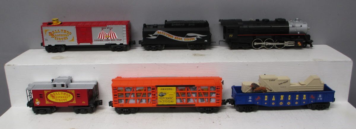 Lionel 6-31931 Ballyhoo Brothers Circus O Gauge Steam Train Set LN/Box
