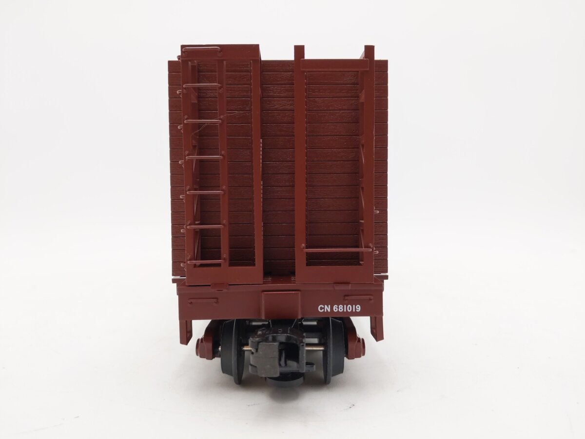 MTH 20-90029C O Canadian National Flatcar w/Bulkheads & Lumber Load #681019 LN/Box
