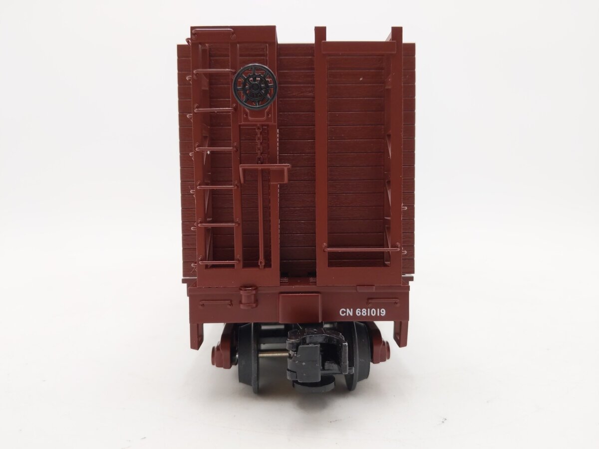 MTH 20-90029C O Canadian National Flatcar w/Bulkheads & Lumber Load #681019 LN/Box