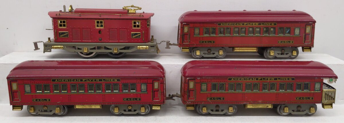 American Flyer 1388 Standard Vintage Ambassador Electric Passenger Set EX