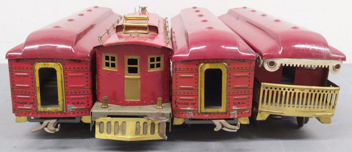 American Flyer 1388 Standard Vintage Ambassador Electric Passenger Set EX