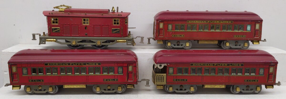 American Flyer 1388 Standard Vintage Ambassador Electric Passenger Set EX