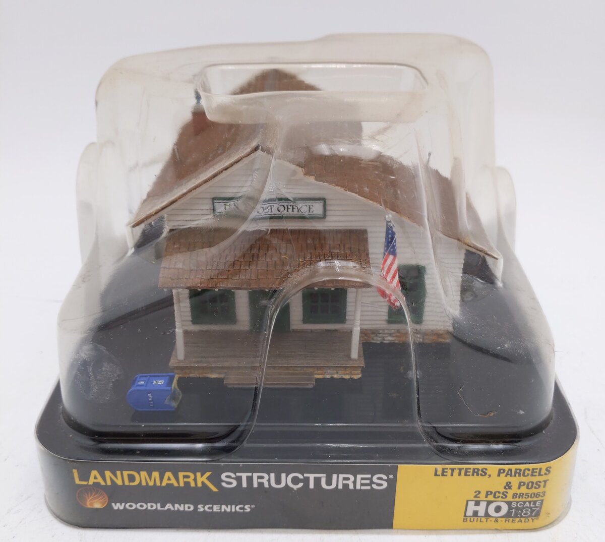 Woodland Scenics BR5063 HO Built-&-Ready Letters, Parcels & Post Office W/Led EX/Box