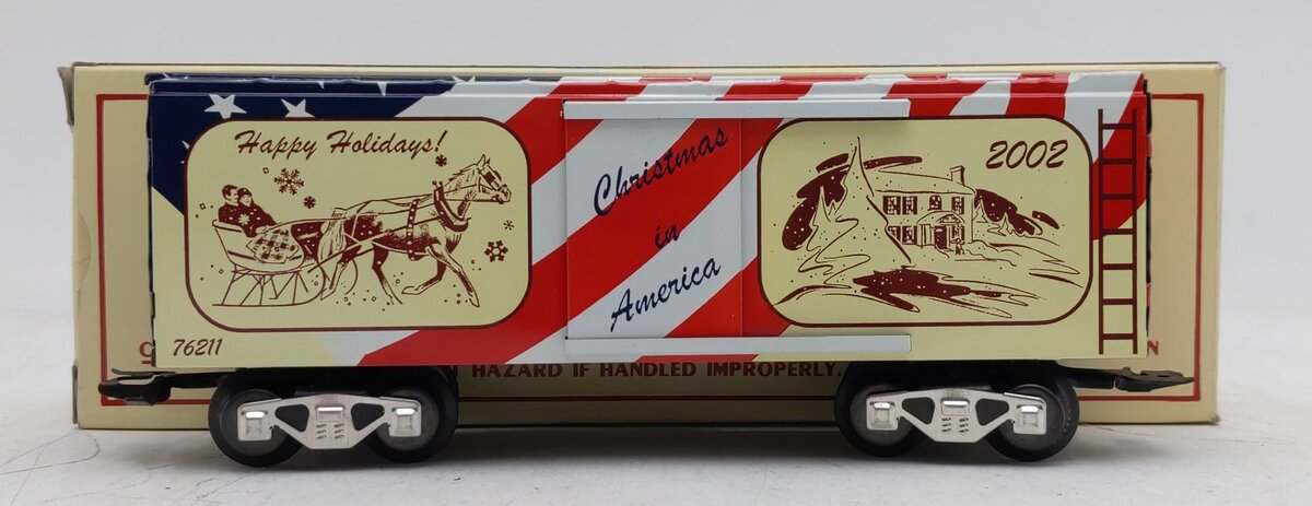 Marx Trains 76211 O Gauge Christmas in America Boxcar LN/Box