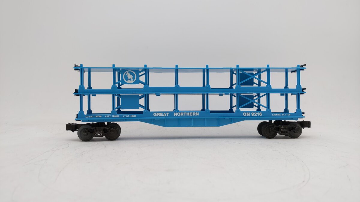 Lionel 6-9216 O Gauge Great Northern 3-Tier Auto Carrier EX/Box