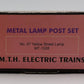 MTH 20-1028 #57 O Scale Yellow Metal Lamp Post Set (Set of 2) NIB