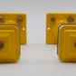 MTH 20-1028 #57 O Scale Yellow Metal Lamp Post Set (Set of 2) NIB