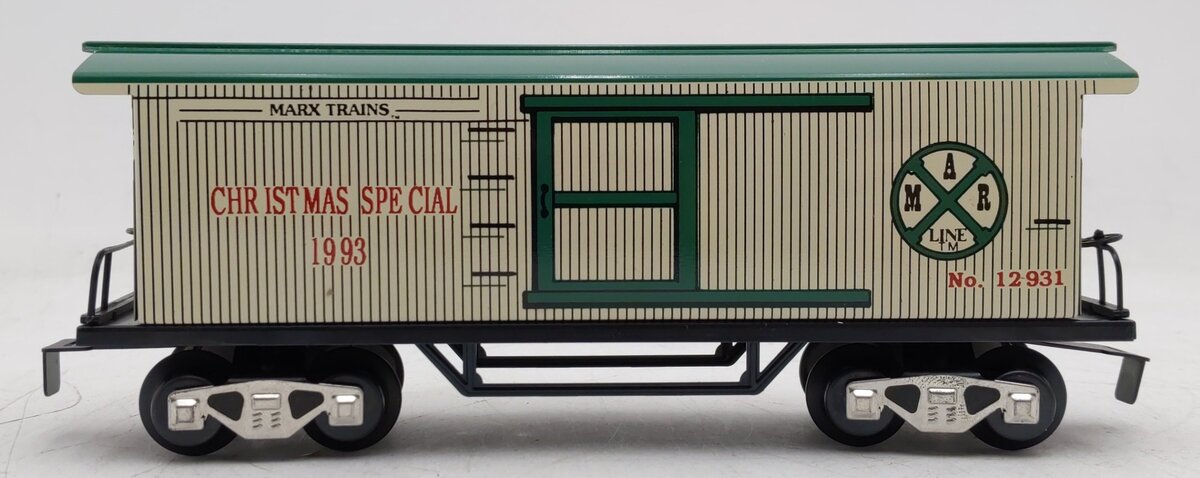 Marx 12931 O Gauge 1993 Christmas Special Boxcar EX/Box