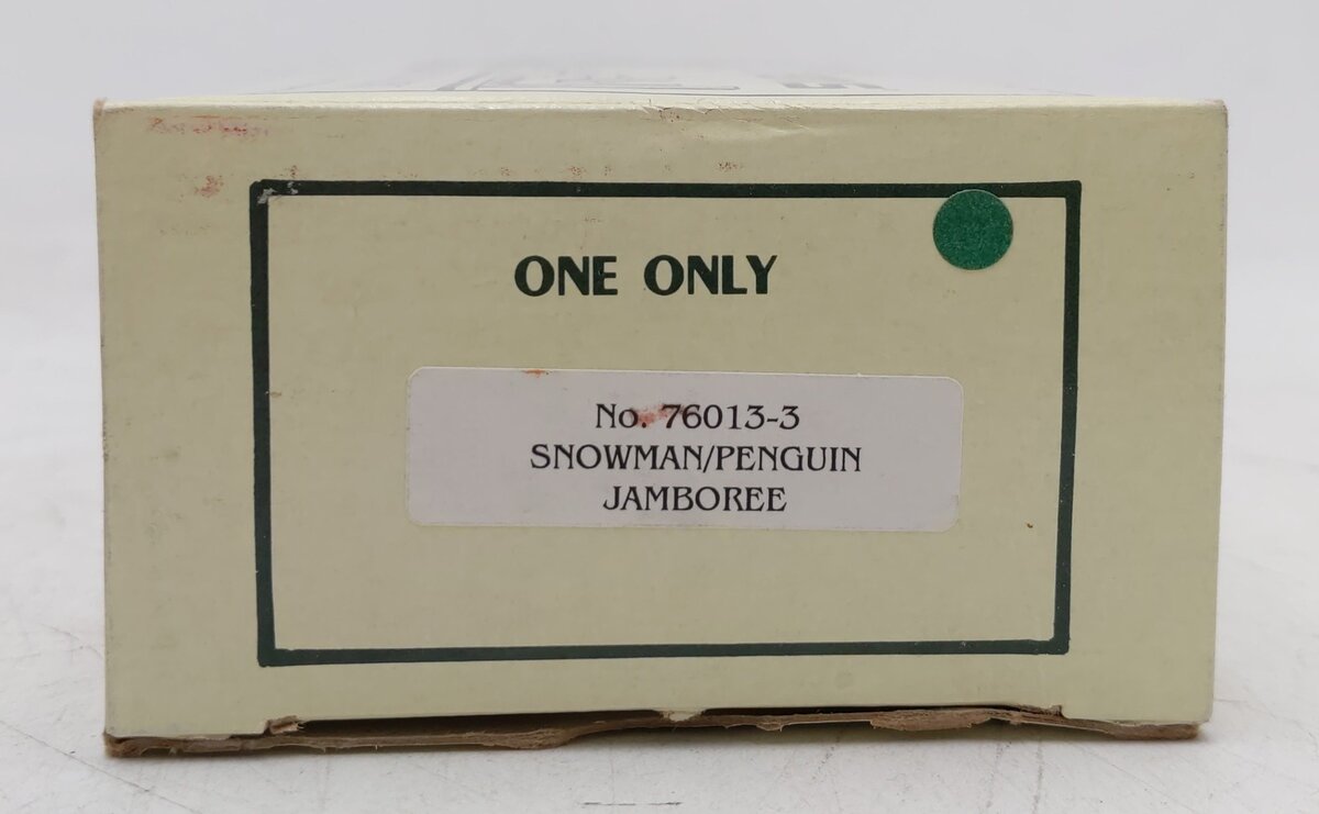 Marx 76013-3 O Gauge Snowman-Penguin Jamboree Flatcar EX/Box