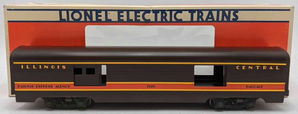 Lionel 6-7220 O Gauge Illinois Central Baggage Car #7220 LN/Box