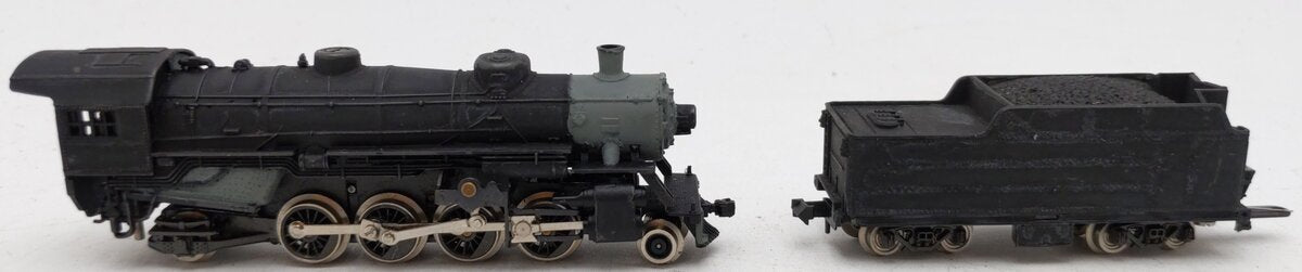 Atlas 2180 N Scale Undecorated 2-8-2 Mikado Steam Locomotive & Tender/Box