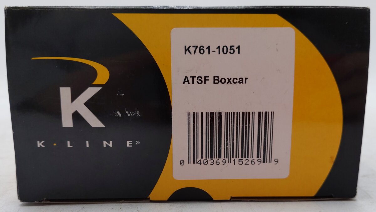 K-Line K761-1051 O Gauge Santa Fe Black Boxcar #97190 VG/Box