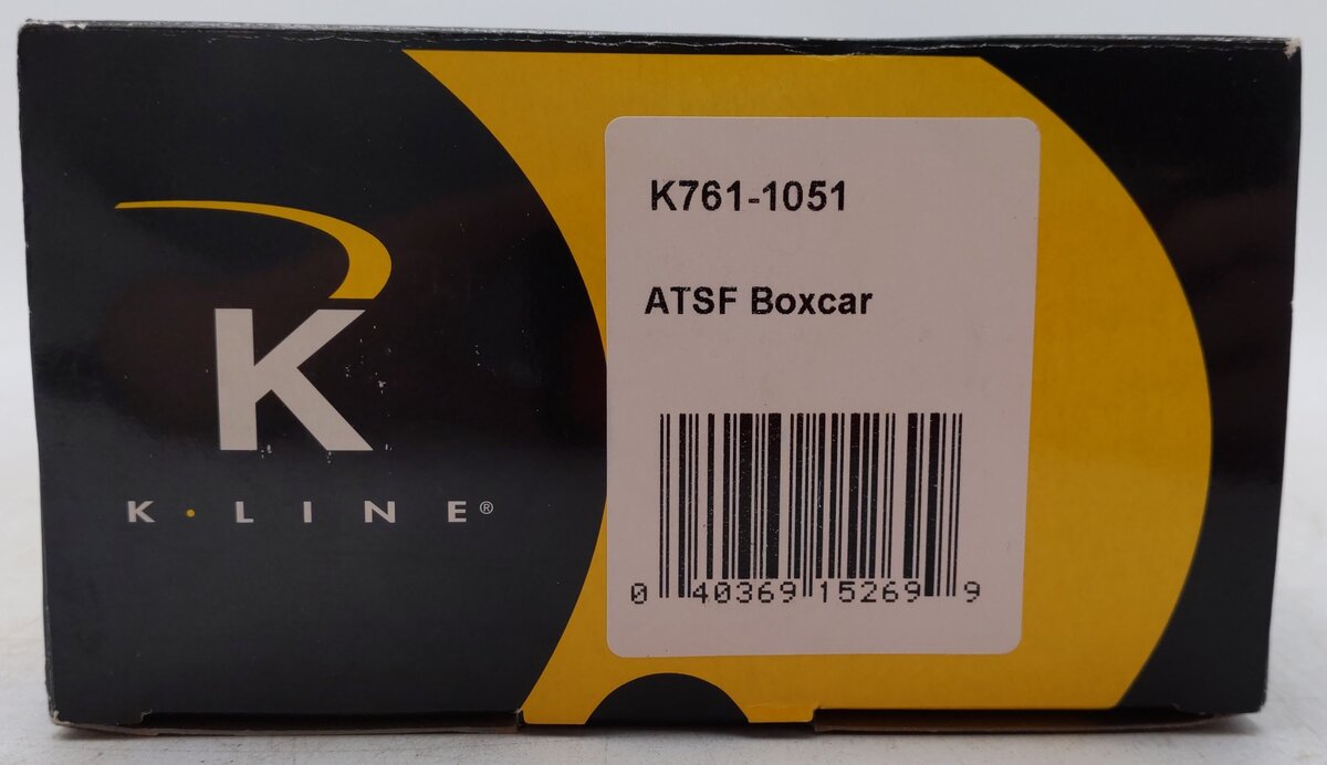 K-Line K761-1051 O Gauge Santa Fe Black Boxcar #97190 VG/Box