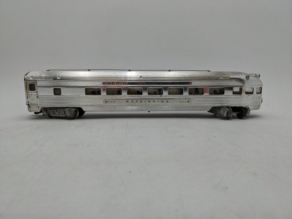 American Flyer 963 Vintage S Washington Observation Car VG/Box