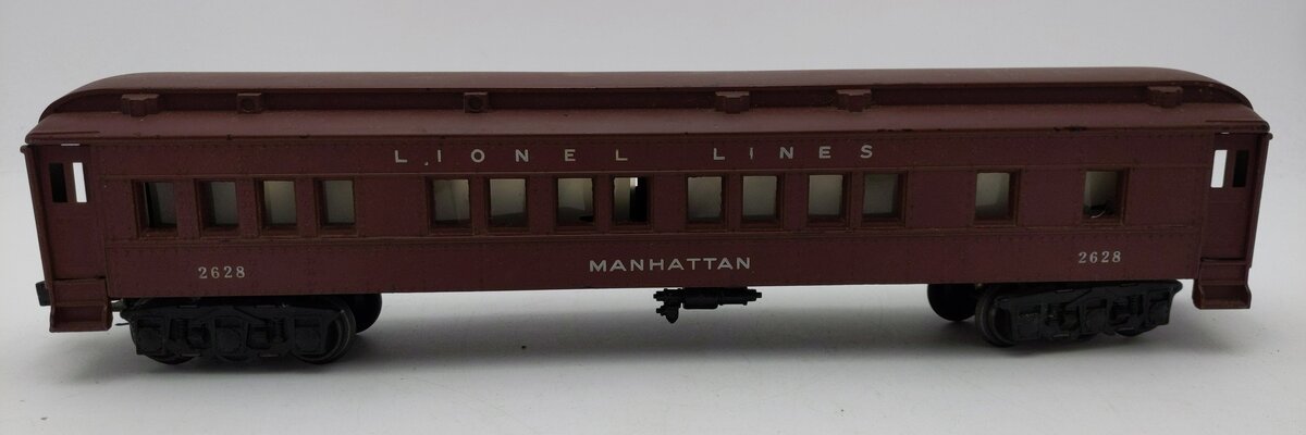 Lionel 2628 Vintage O Lionel Lines Madison Heavyweight "Manhattan" Pass Car EX
