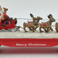 K-Line K661-7401 O Gauge 2000 Holiday Flatcar w/ Santa & his Reindeer VG/Box
