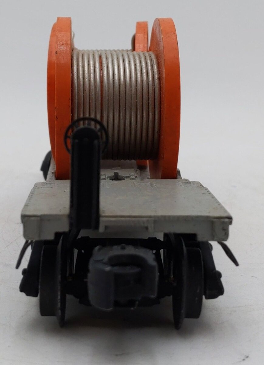 Lionel 6561 Vintage O Lionel Lines Depressed Center Flatcar w/Cable Reels EX